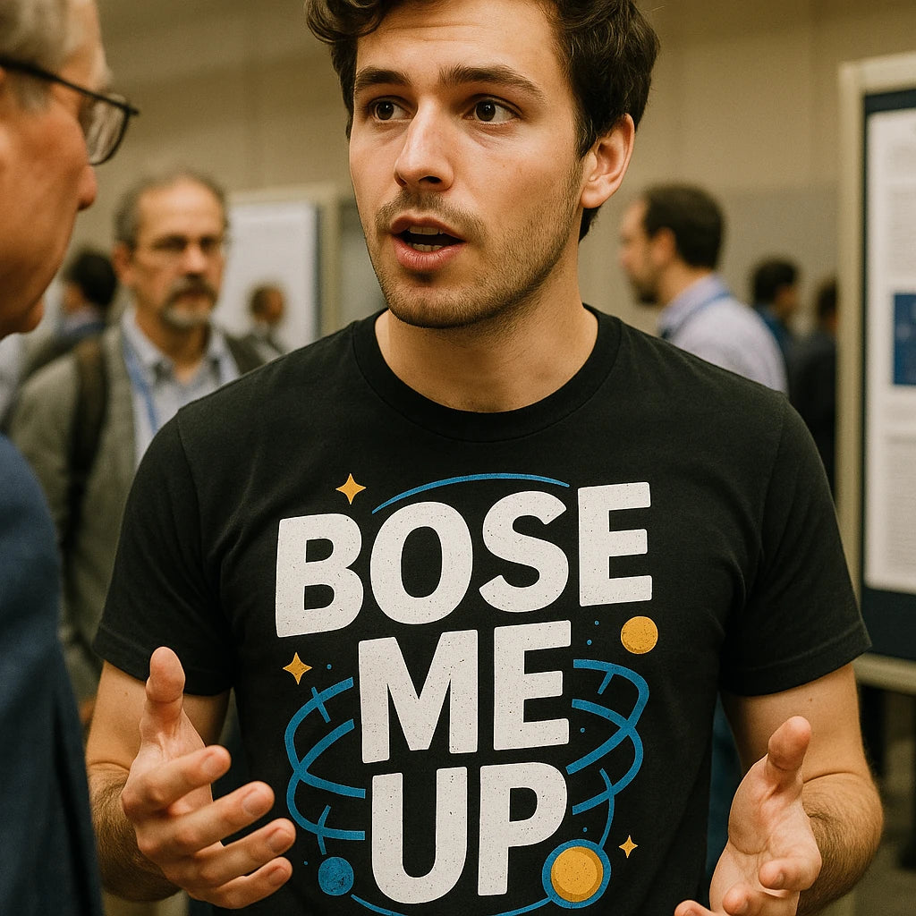 "Bose Me Up" quantum mechanics shirts - product photo 8