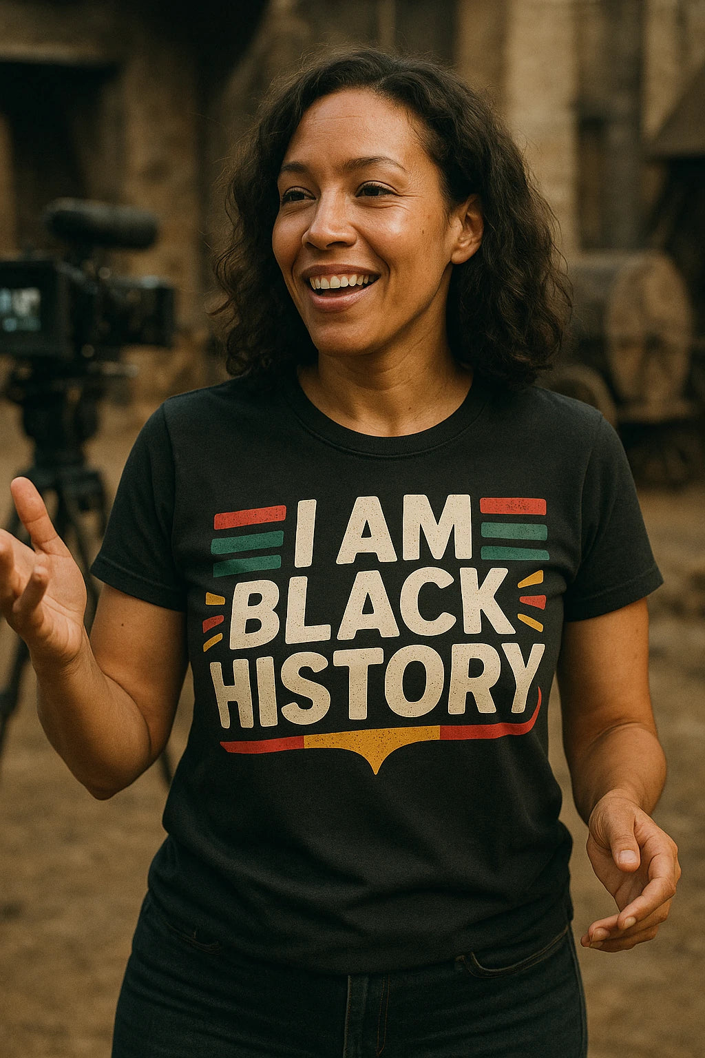 "I Am Black History" black black history tees - also one of the presents for history lovers