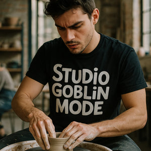 "Studio Goblin Mode" online ceramics tee - product photo 8