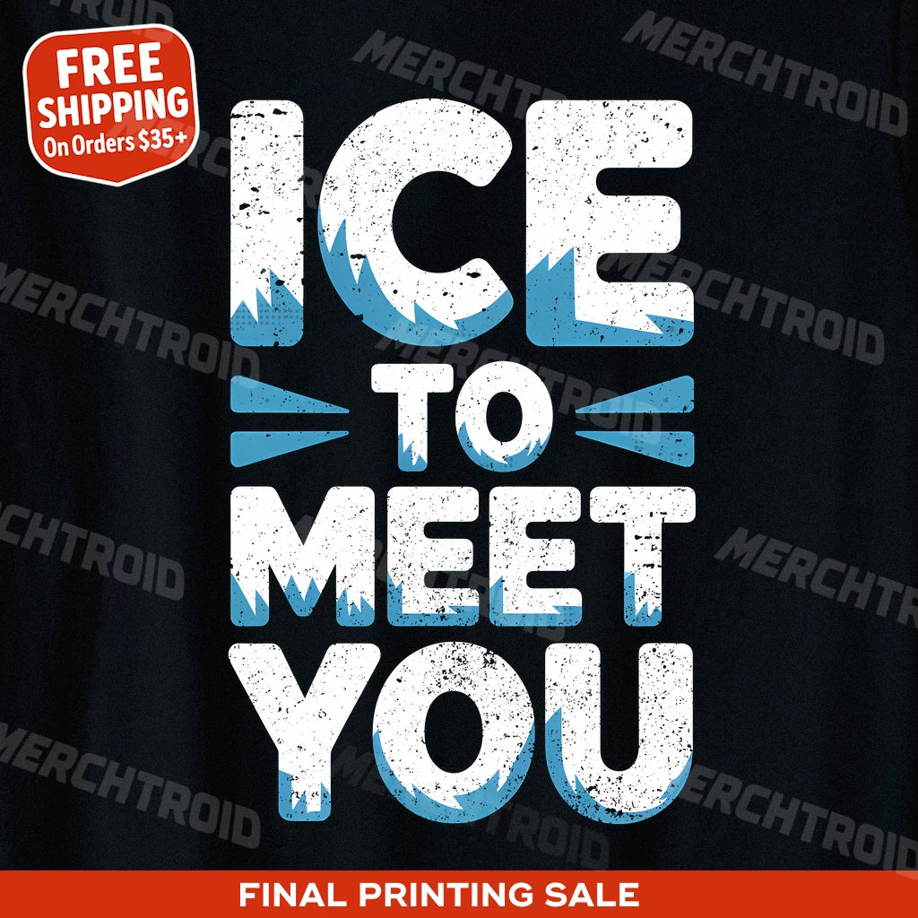"Ice To Meet You" polar bear t shirt - product photo 10