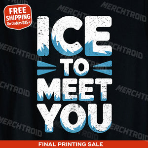 "Ice To Meet You" polar bear t shirt - product photo 10