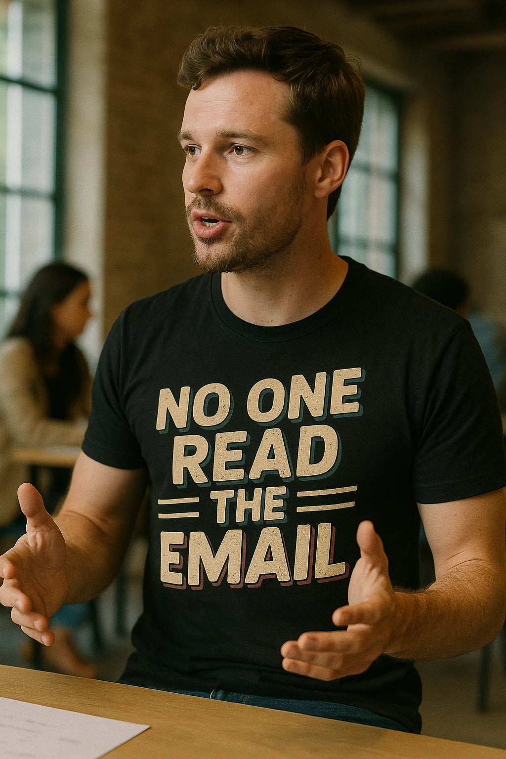 "No One Read the Email" black entrepreneurs t shirt - a birthday gift for entrepreneurs lover