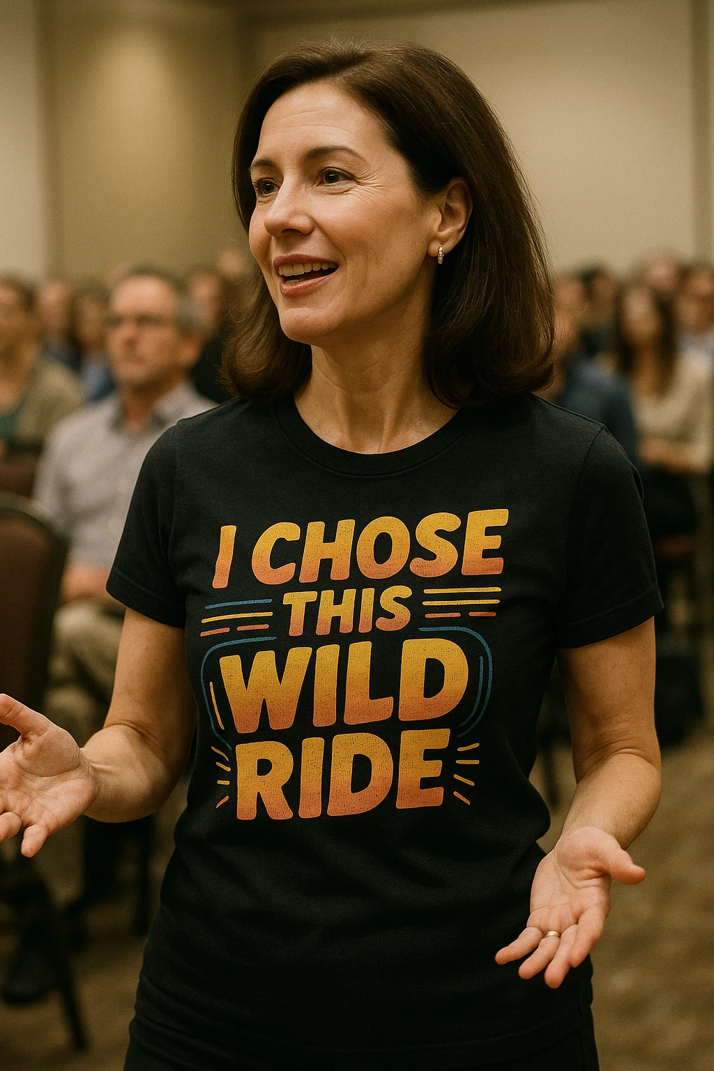 "I Chose This Wild Ride" black relationships shirts - a birthday gift for relationships lover