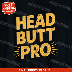 "Head Butt Pro" shirts with goats on them - product photo 10