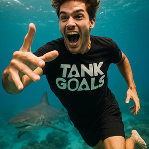 "Tank Goals" scuba diving t shirt - product photo 8