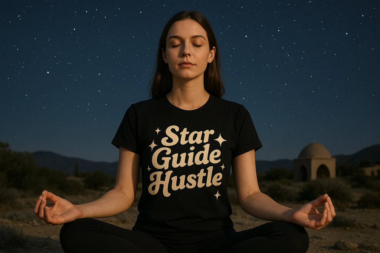 STAR GUIDE HUSTLE | Astrology Design - Landscape Banner
