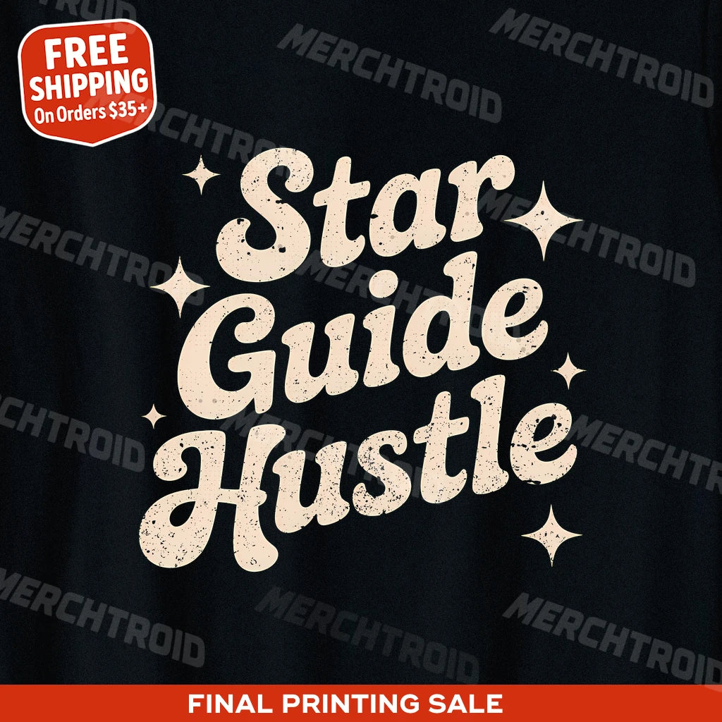 "Star Guide Hustle" astrology shirts - product photo 9