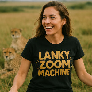 "Lanky Zoom Machine" cheetahs t shirt - product photo 9