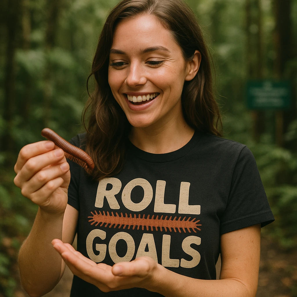 "Roll Goals" millipede t shirt - product photo 9