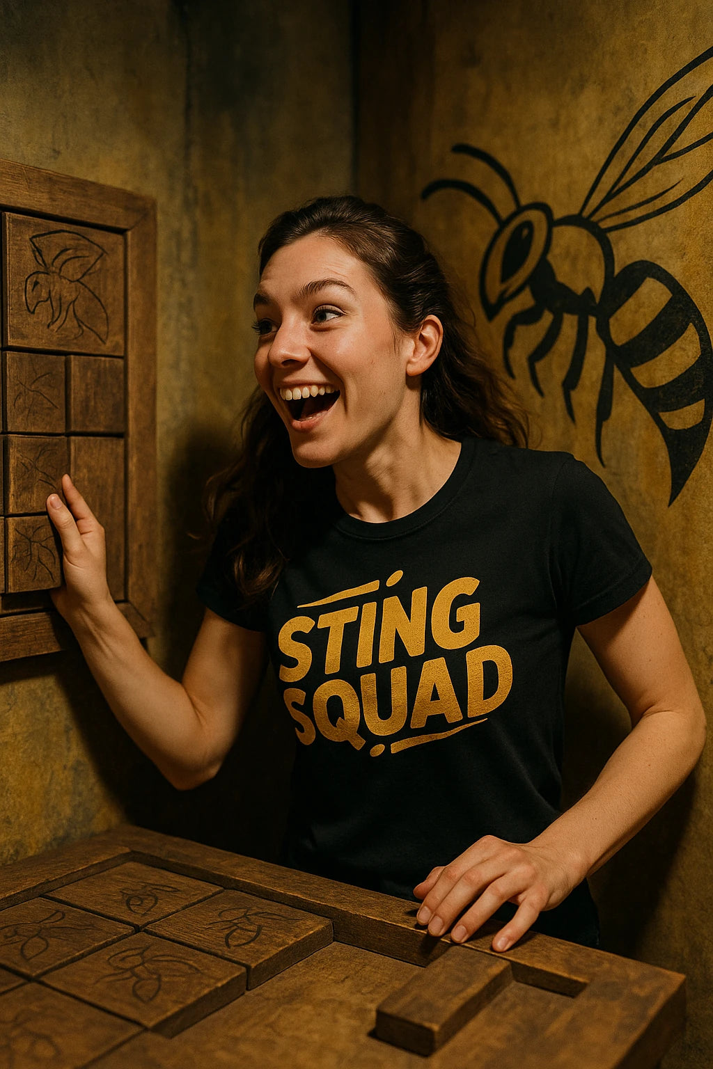 "Sting Squad" black hornet shirts - a birthday gift for hornet lover