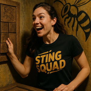 "Sting Squad" black hornet shirts - a birthday gift for hornet lover