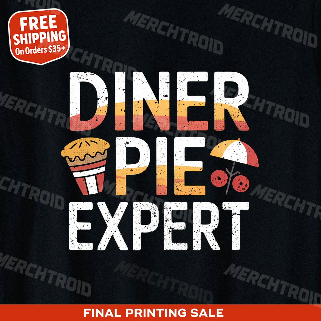 "Diner Pie Expert" road trip tee shirts - product photo 9