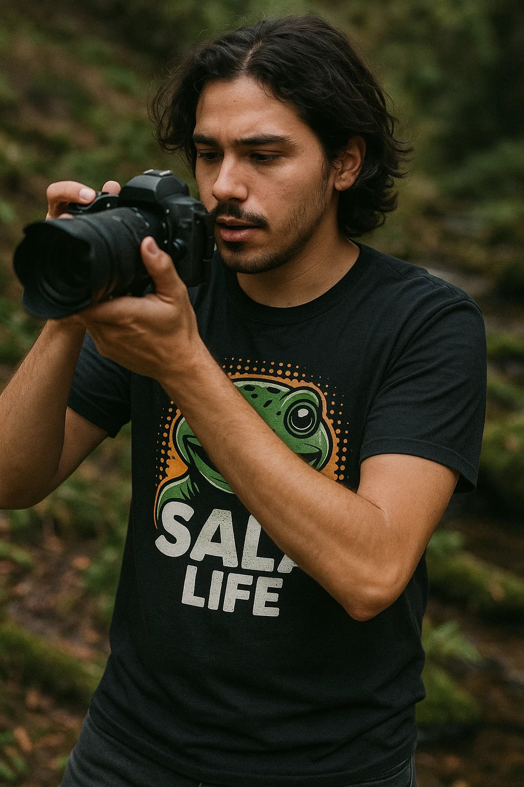 "Sala Life" black salamanders t shirt - a birthday gift for salamanders lover