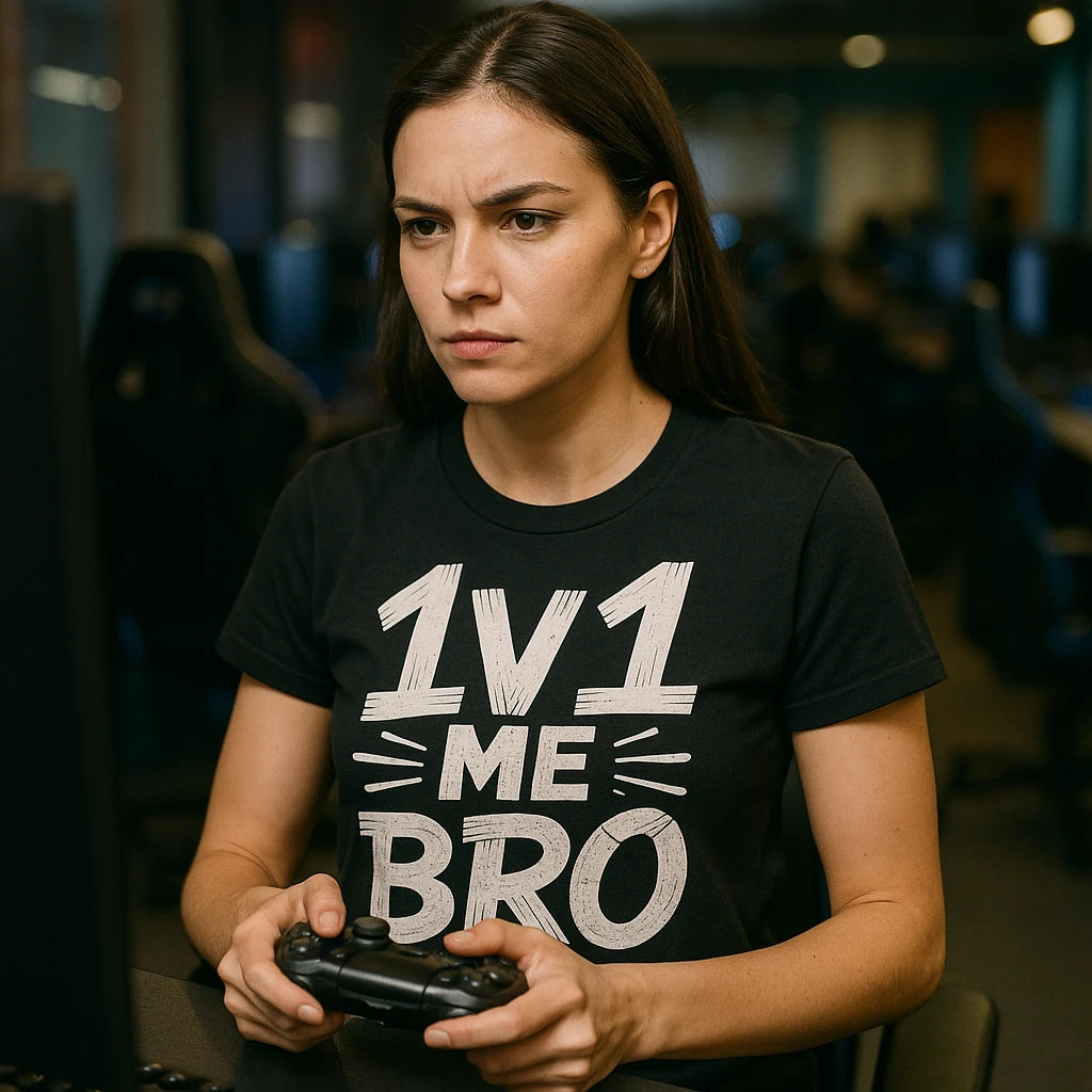 "1V1 Me Bro" esport shirts - product photo 9