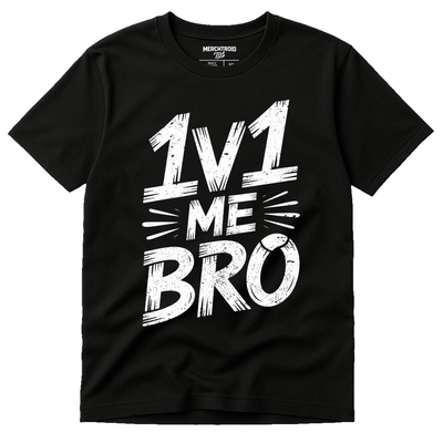Esport Shirts - "1V1 Me Bro" Graphic Tee