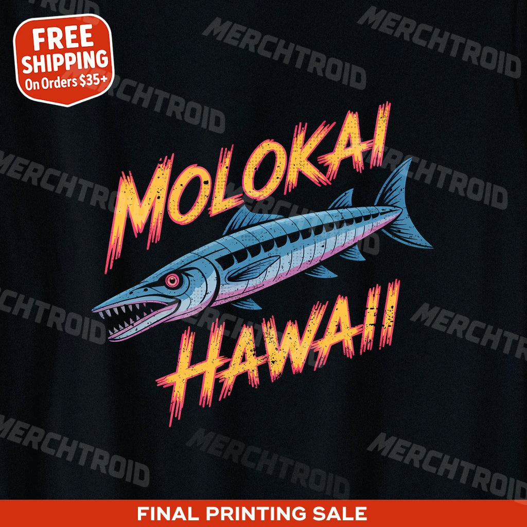 "Molokai Hawaii" barracuda shirts - product photo 10