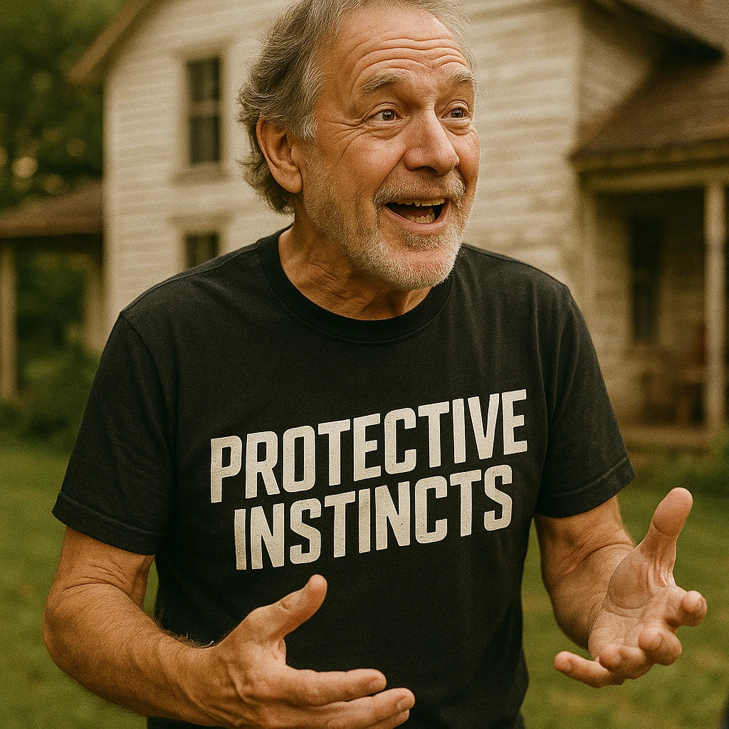 "Protective Instincts" dad son matching shirts - product photo 8