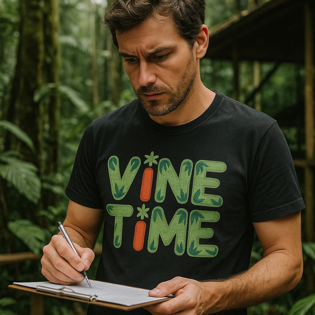"Vine Time" rainforest t shirt - product photo 8