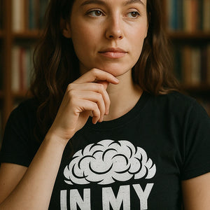 "In My Head" black psychologist shirts - also a secret santa gifts for psychologist