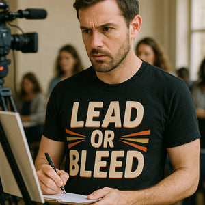 "Lead Or Bleed" journalist t shirt - product photo 8