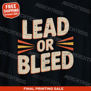 "Lead Or Bleed" journalist t shirt - product photo 9