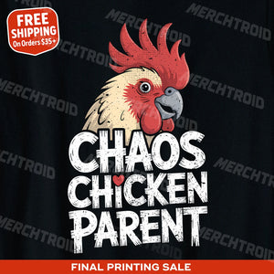 "Chaos Chicken Parent" cockatoo shirts - product photo 10