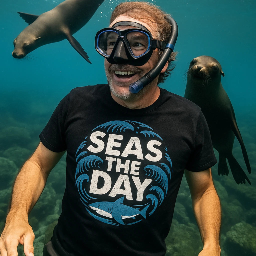 "Seas the Day" oceans t shirt - product photo 8