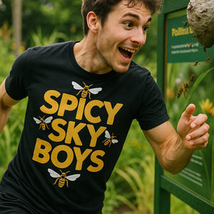 "Spicy Sky Boys" wasps t shirt - product photo 8