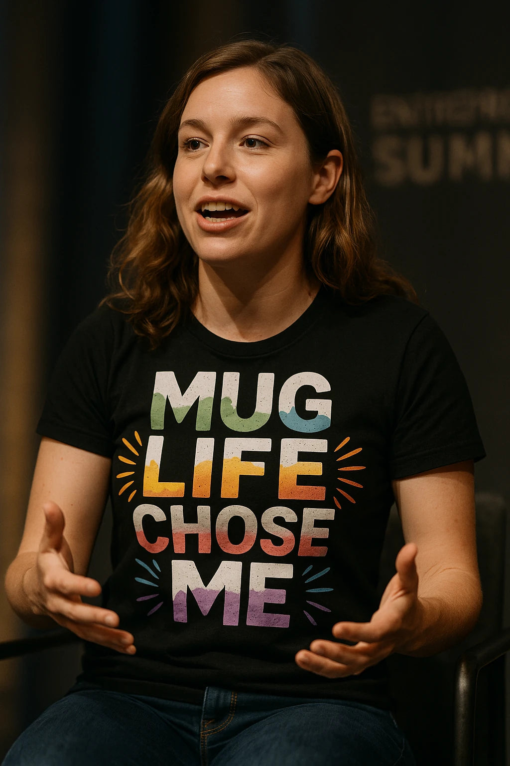 "Mug Life Chose Me" black entrepreneurs t shirt - a birthday gift for entrepreneurs lover