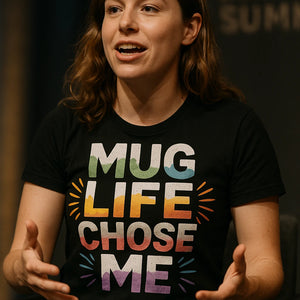 "Mug Life Chose Me" black entrepreneurs t shirt - a birthday gift for entrepreneurs lover