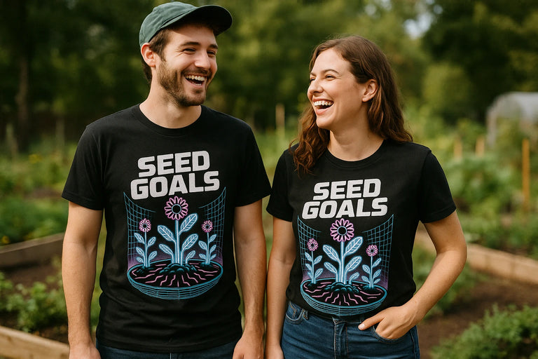 Person wearing the black womens gardening shirts graphic tee - 