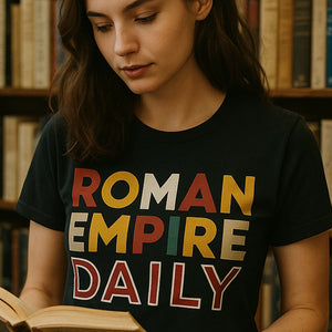 "Roman Empire Daily" black african american history t shirts - also one of the best presents for history buffs