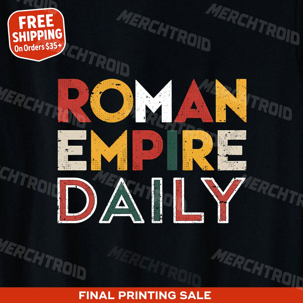 "Roman Empire Daily" black african american history t shirts - also one of the gifts for the american history buff