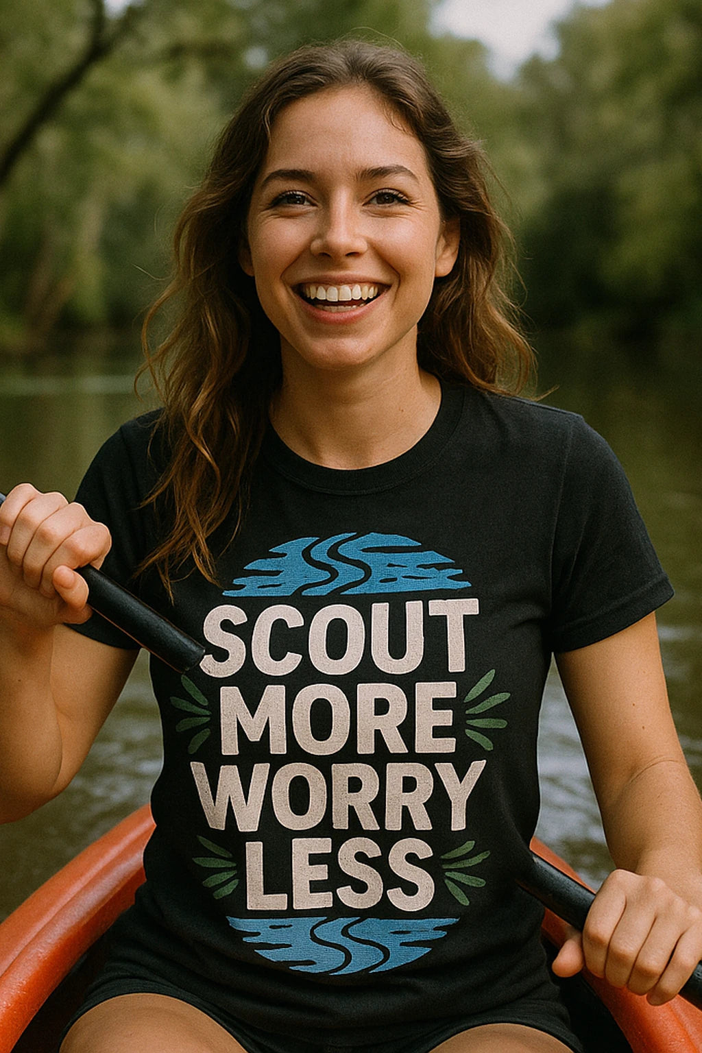 "Scout More Worry Less" rivers t shirt - product photo 7