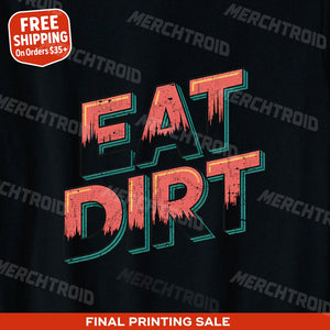 "Eat Dirt" trail running shirts - product photo 10