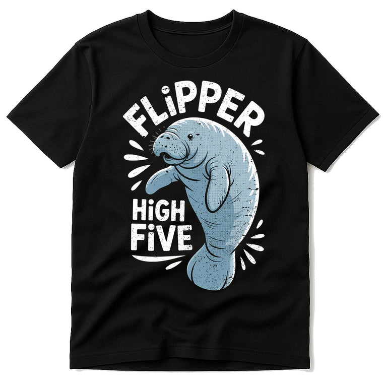 Black Manatee T Shirt - 