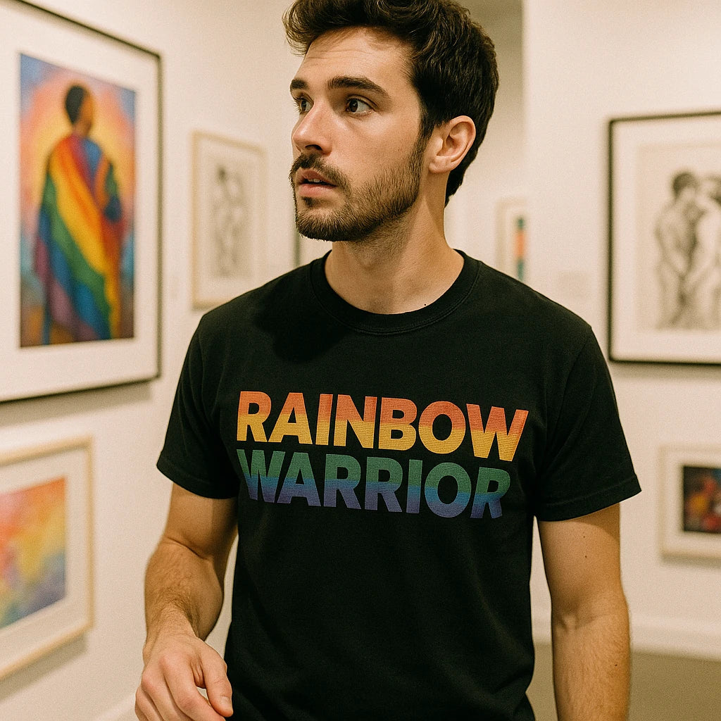 "Rainbow Warrior" lgbtq funny shirts - product photo 8