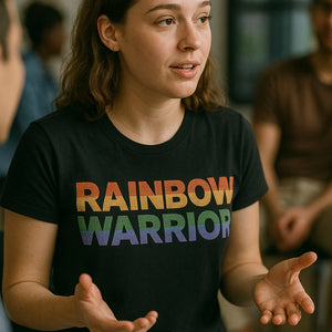 "Rainbow Warrior" lgbtq funny shirts - product photo 6