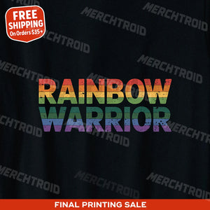 "Rainbow Warrior" lgbtq funny shirts - product photo 9