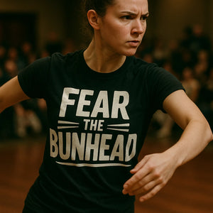 "Fear the Bunhead" graphic tee - product photo 6