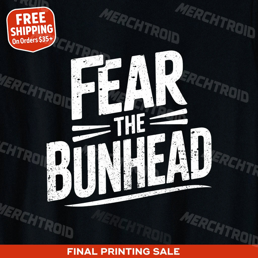 "Fear the Bunhead" graphic tee - product photo 10