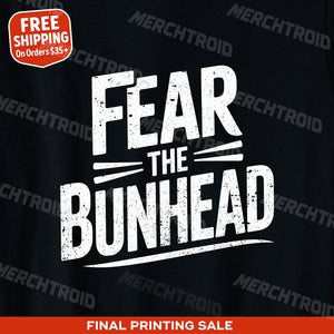 "Fear the Bunhead" graphic tee - product photo 10