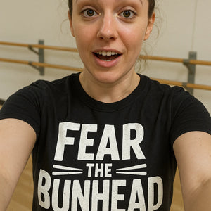 "Fear the Bunhead" graphic tee - product photo 7