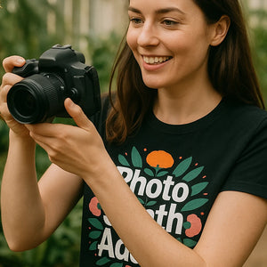 "Photo Synth Addict" botany t shirt - product photo 7