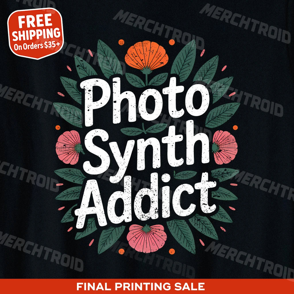 "Photo Synth Addict" botany t shirt - product photo 9