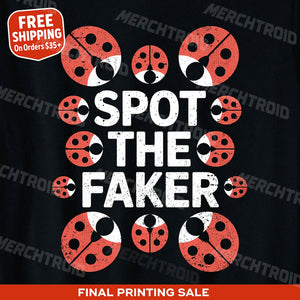 "Spot the Faker" ladybugs t shirt - product photo 9