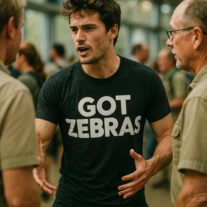 "Got Zebras" zookeeper shirts - product photo 8