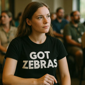 "Got Zebras" zookeeper shirts - product photo 9