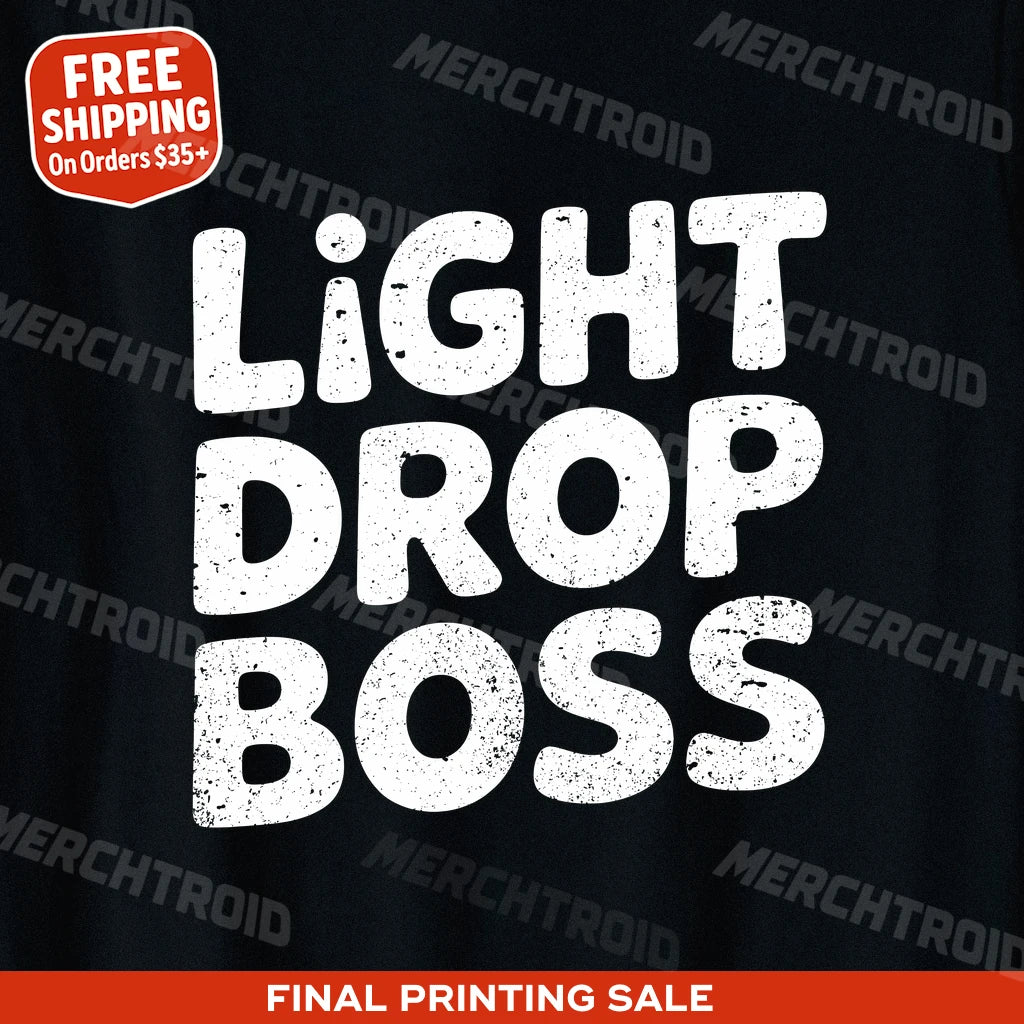 "Light Drop Boss" men's new years eve shirts - product photo 9