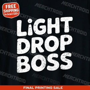 "Light Drop Boss" men's new years eve shirts - product photo 9